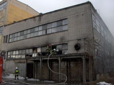 Krapkowice- Pożar hali 4